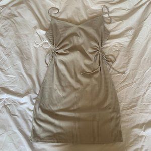 Topshop Mini Dress Grey